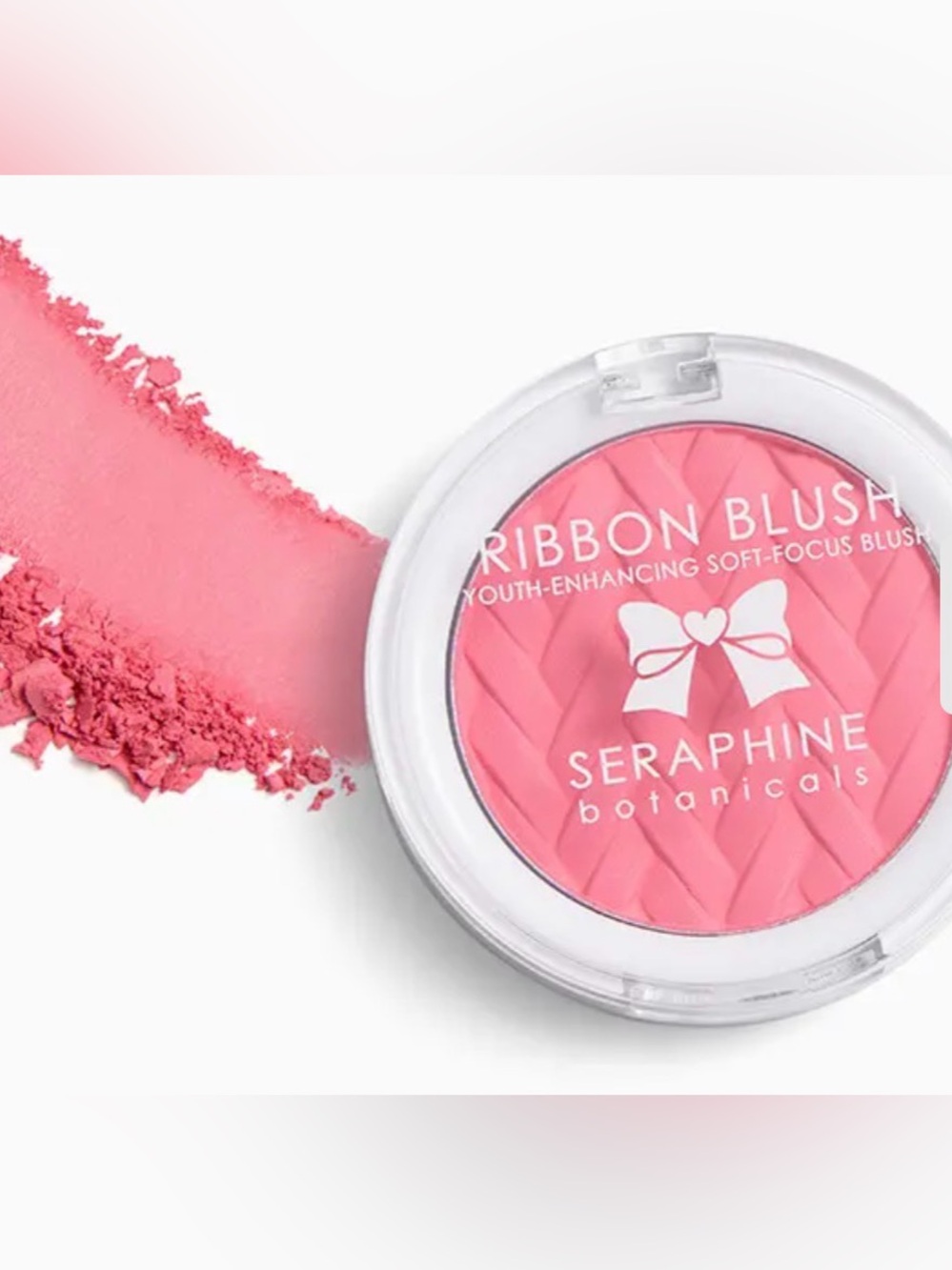 Seraphine Botanicals Ribbon Blush in Whisper (Rose Pink)